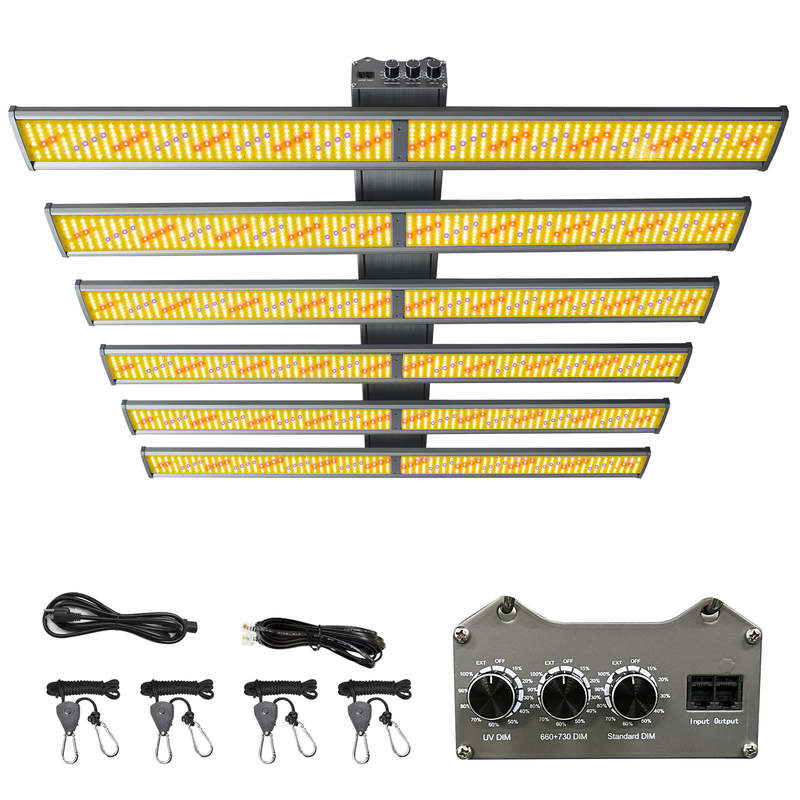 Sanyiba 1200W 1000W 800W 3-way Greenhouse samsung LM301H EVO Lights Grow 660nm Uv Ir Waterproof Full Spectrum 318 Led Grow Light Strip