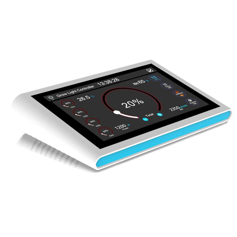 Sanyiba Most Popular Planting Intelligent Controller RJ14 RJ45 Smart Master Controller Touch Screen Grow Light Controller