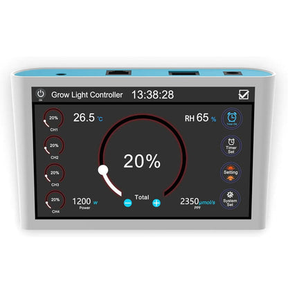 Sanyiba Most Popular Planting Intelligent Controller RJ14 RJ45 Smart Master Controller Touch Screen Grow Light Controller
