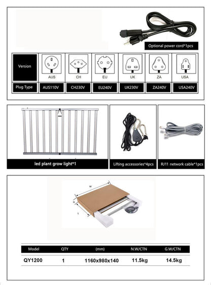 Sanyiba 1200W Full Spectrum LED Foldable Grow Light Indoor Tent Hydroponic samsung LM281B LM301B LM301H EVO UV IR IP54 Veg Bloom High PPFD Aluminum Commercial