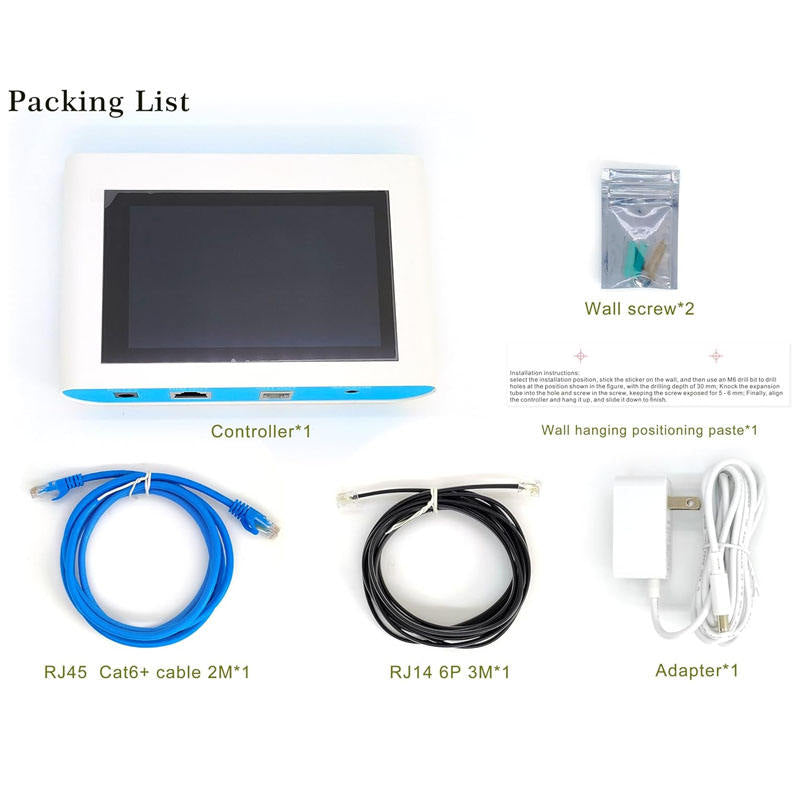 Sanyiba Most Popular Planting Intelligent Controller RJ14 RJ45 Smart Master Controller Touch Screen Grow Light Controller