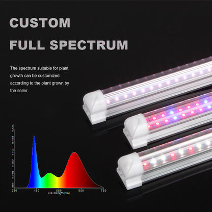 SANYIBA Commercial Hydroponic Full Spectrum Aluminum LED Grow Lights with Bloom Support for Indoor Plant Growth