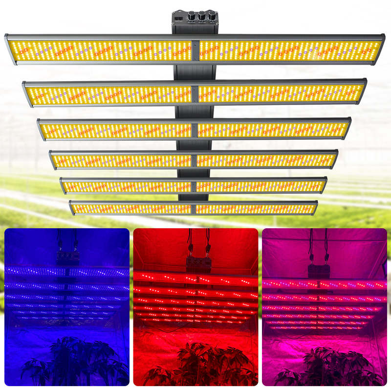 Sanyiba 1200W 1000W 800W 3-way Greenhouse samsung LM301H EVO Lights Grow 660nm Uv Ir Waterproof Full Spectrum 318 Led Grow Light Strip