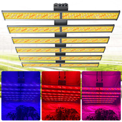 Sanyiba 1200W 1000W 800W 3-way Greenhouse samsung LM301H EVO Lights Grow 660nm Uv Ir Waterproof Full Spectrum 318 Led Grow Light Strip