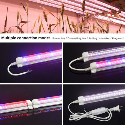 SANYIBA Commercial Hydroponic Full Spectrum Aluminum LED Grow Lights with Bloom Support for Indoor Plant Growth